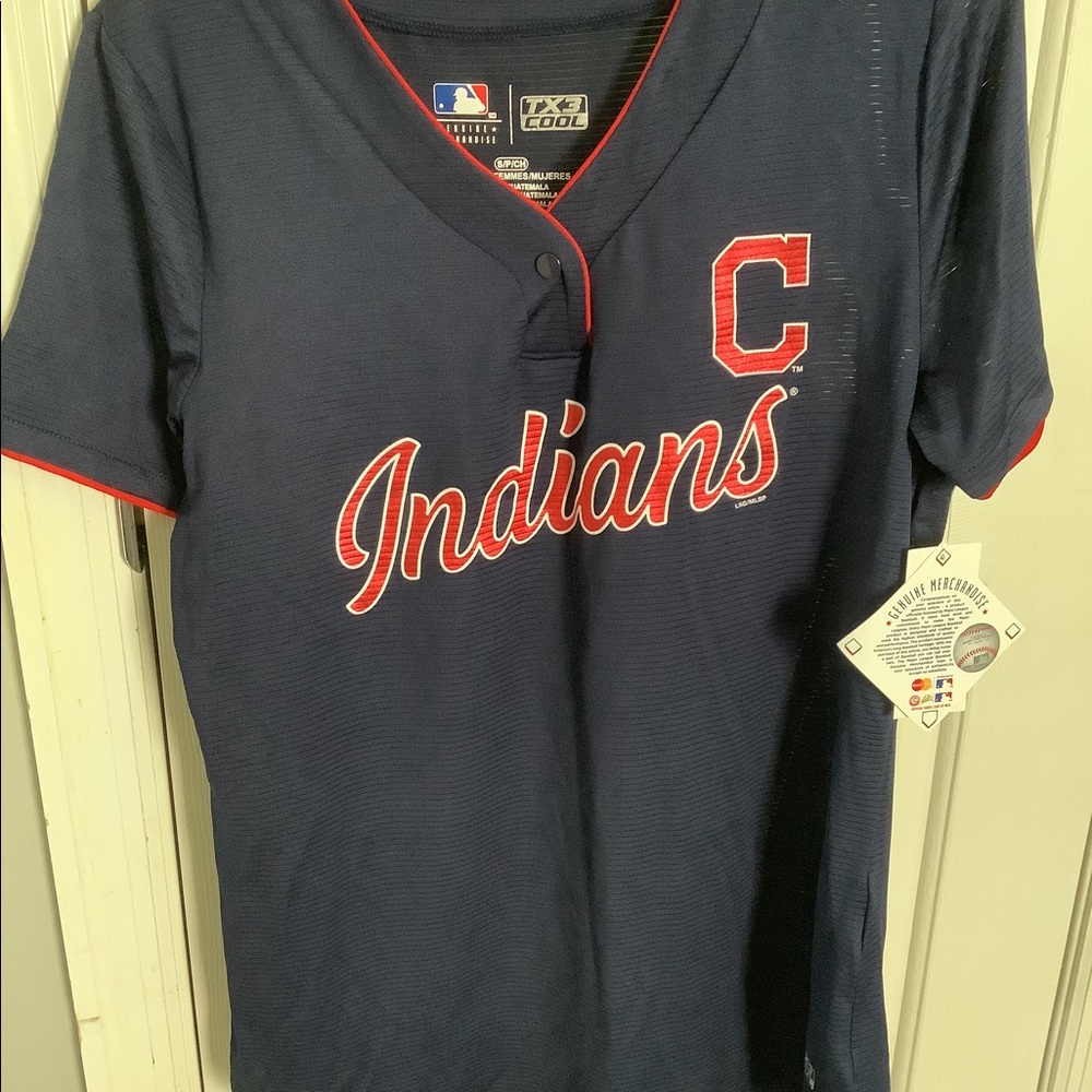 Cleveland INDIANS logo jersey - MLB Women’s S